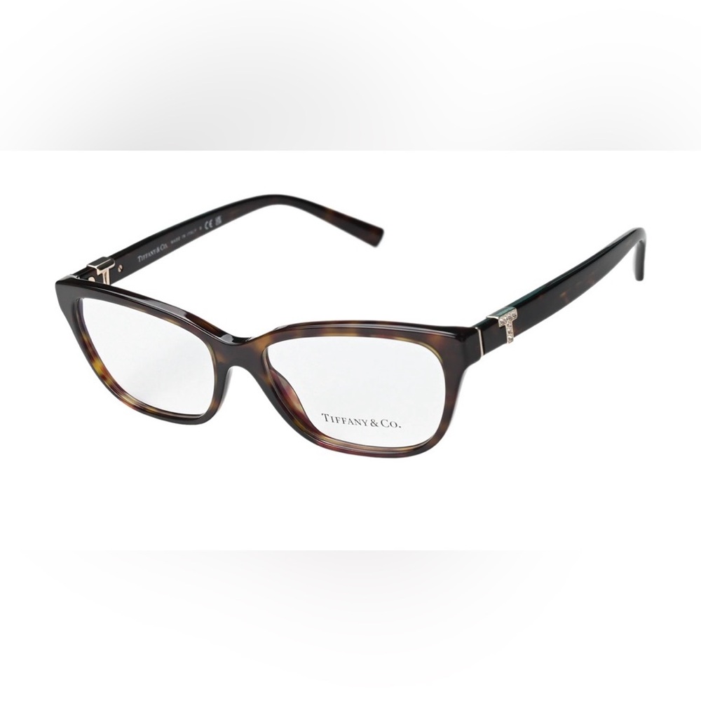 Tiffany TF2233-B Color 8015 Havana Eyeglass Frames with Case & Box
